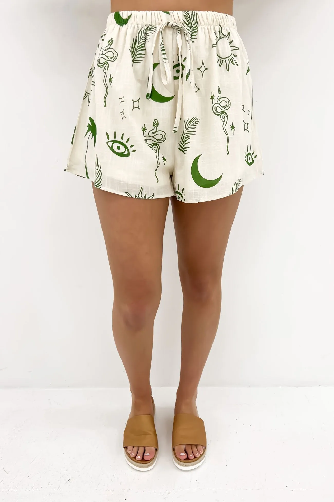 Aphaea Short Set Beige Green