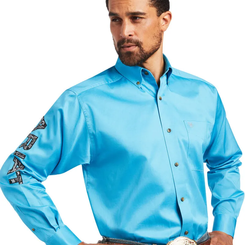 Ariat Men's Classic Team Logo Twill Riviera Button Down Shirt 10040657