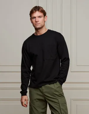 Black L/S Pocket T-Shirt