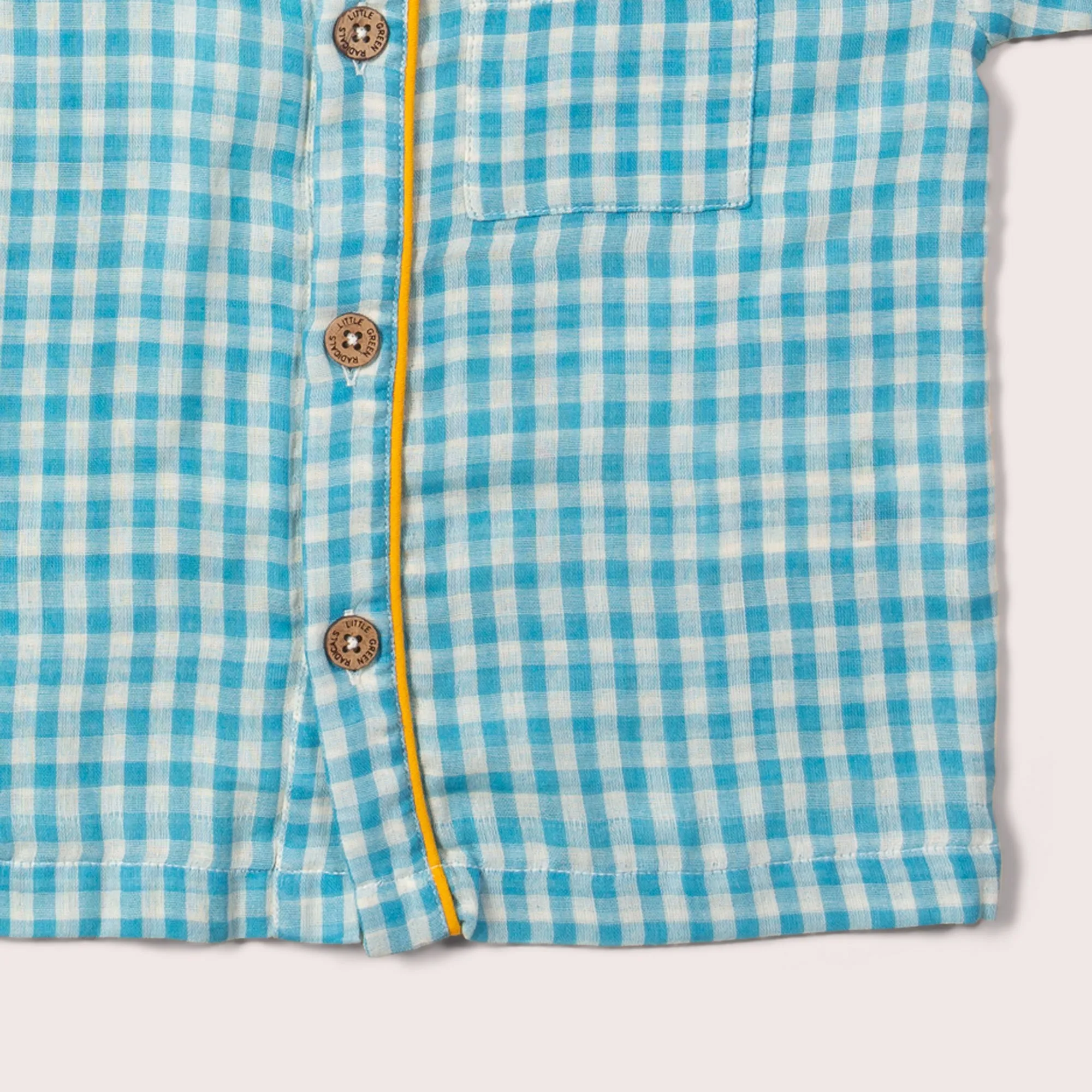 Blue Moon Button Through Pyjamas Short Set