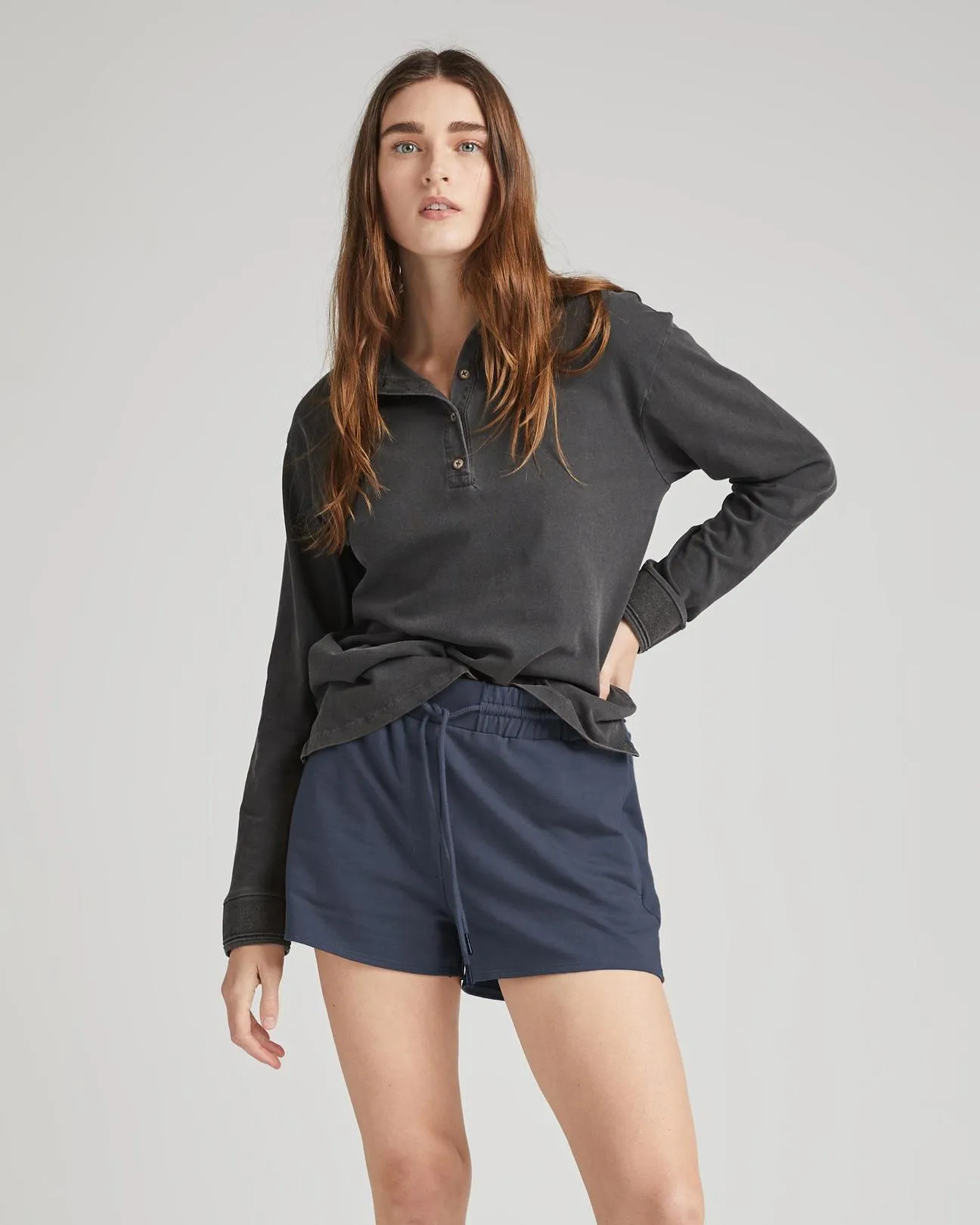 Blue Nights Terry Sweatshort by Richer Poorer
