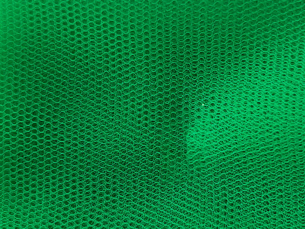 Bright Green Net Fabric