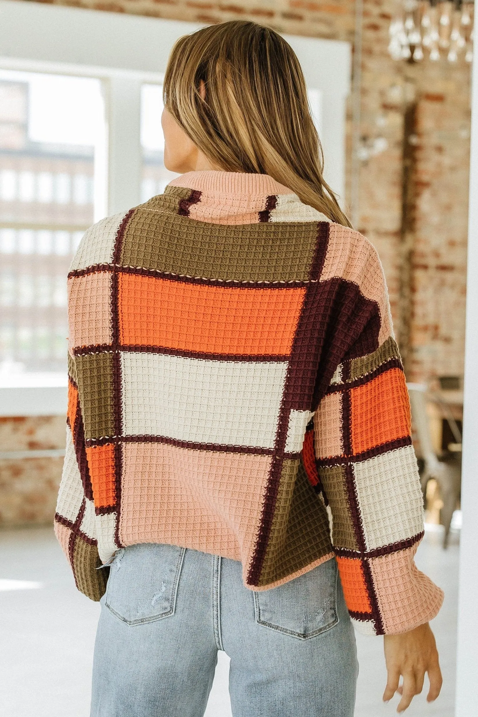 Britten Waffle Knit Sweater | DROPSHIP