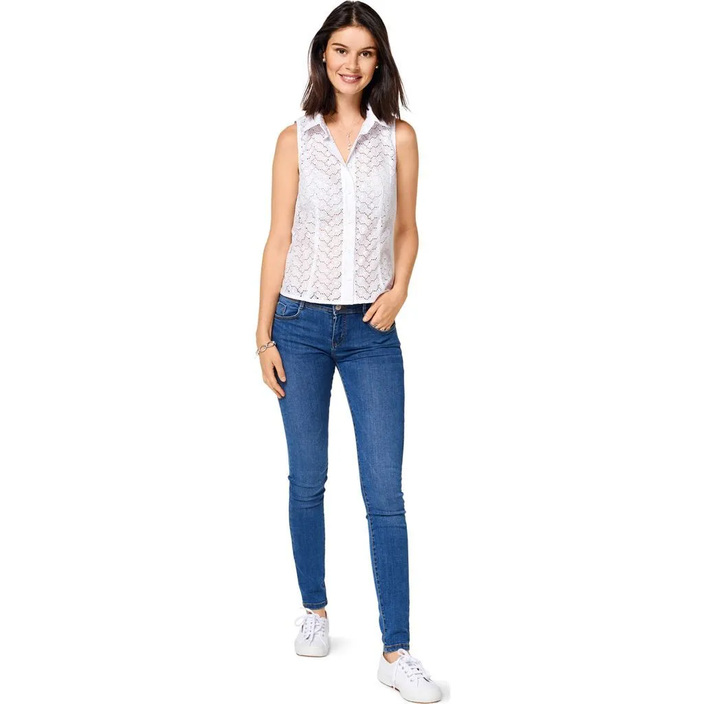 Burda Style Pattern B6527 Women's' Stand Collar Blouse
