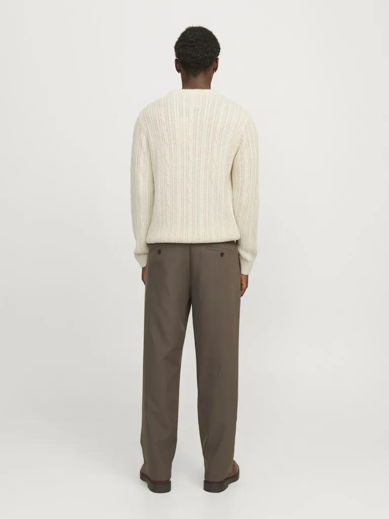 Cable Knit Sweater - Ivory
