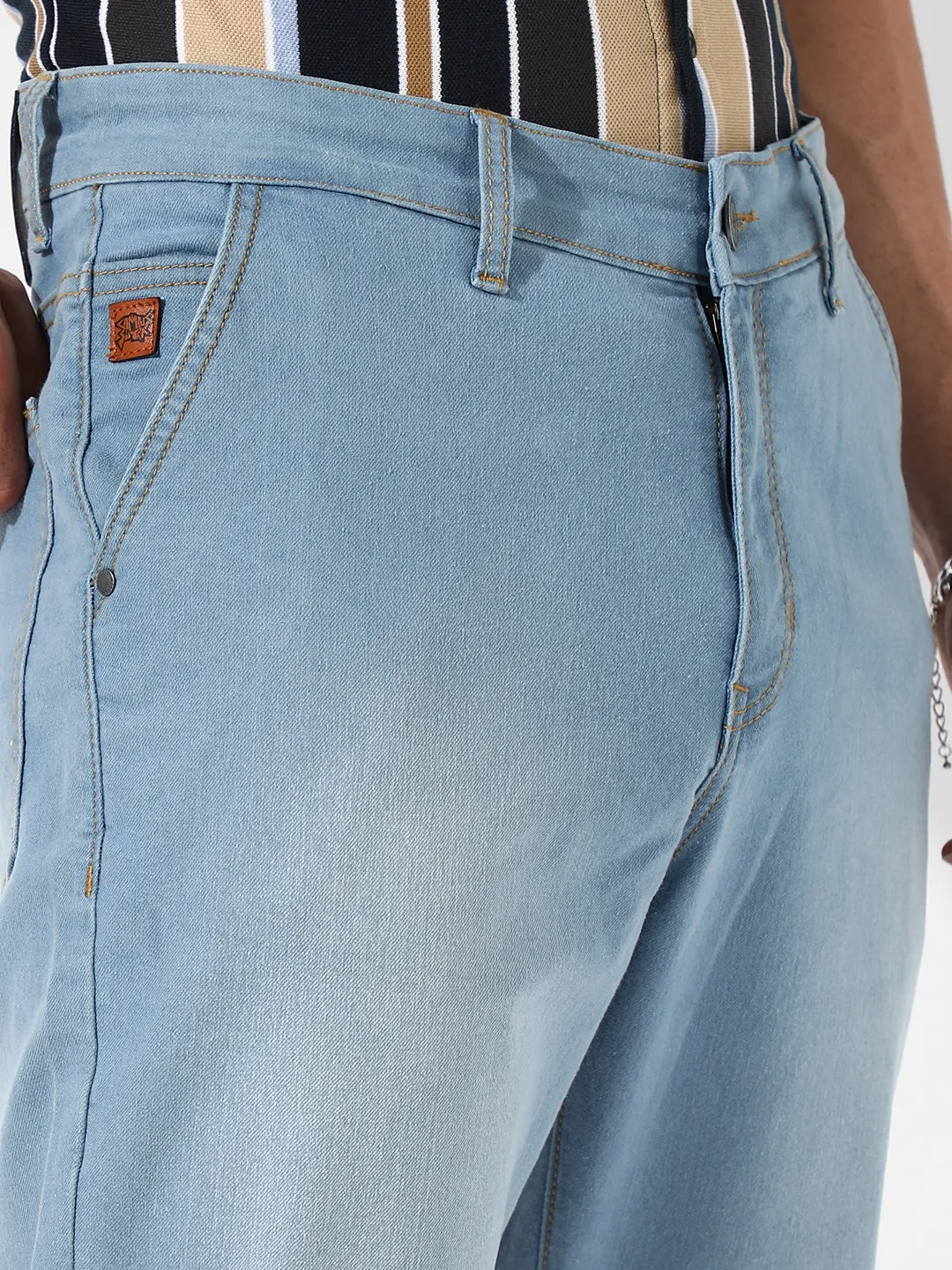 Carrot Fit Denim Jeans