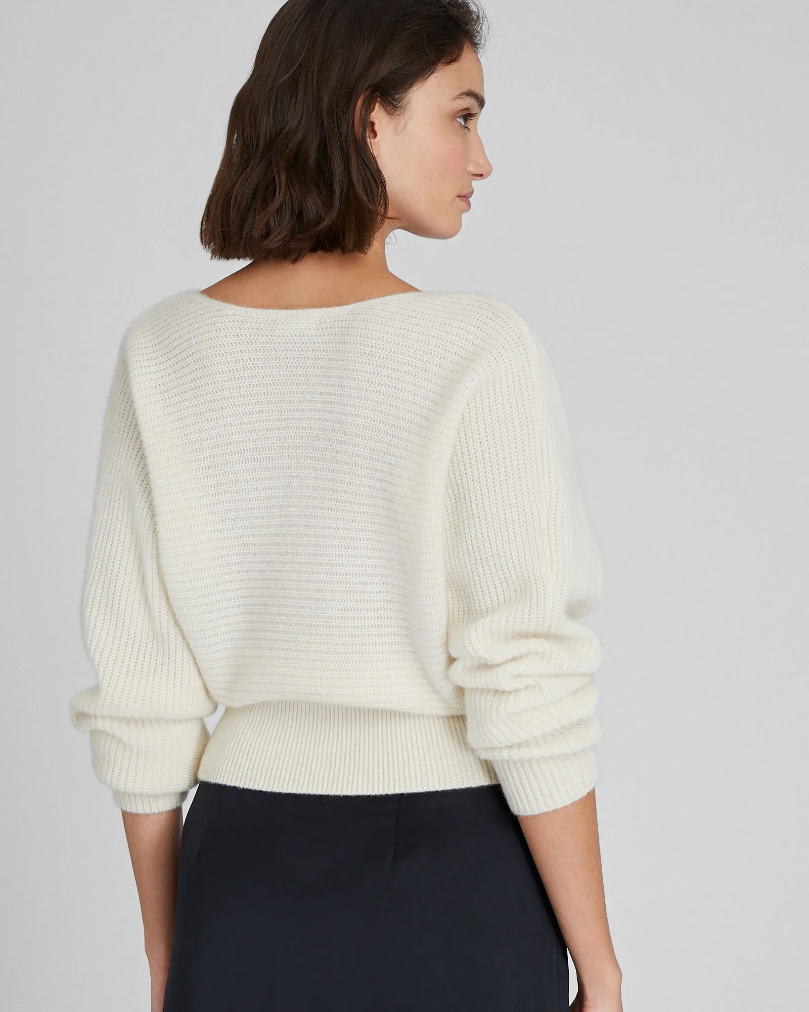 Cashmere Cross Front Sweater