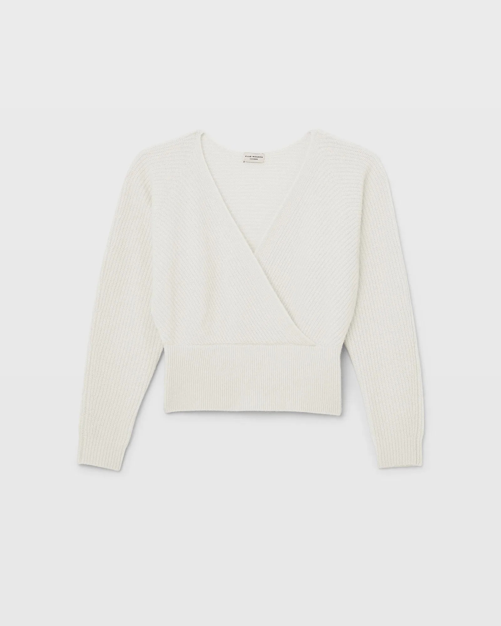 Cashmere Cross Front Sweater