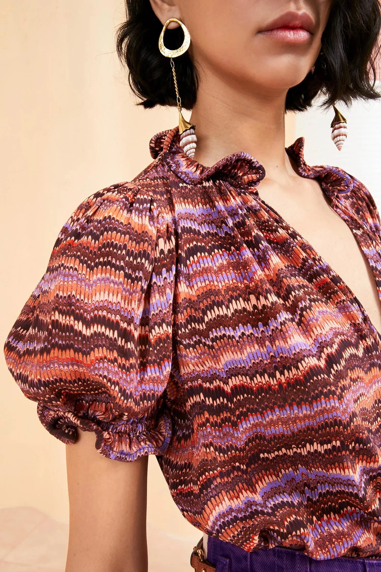 Corine Top - Purple Sapphire
