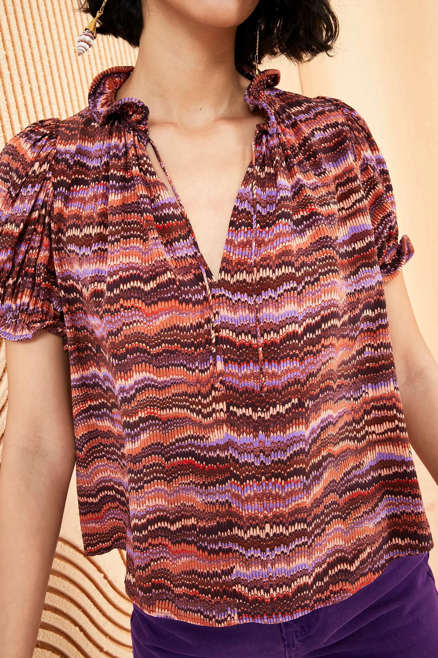 Corine Top - Purple Sapphire