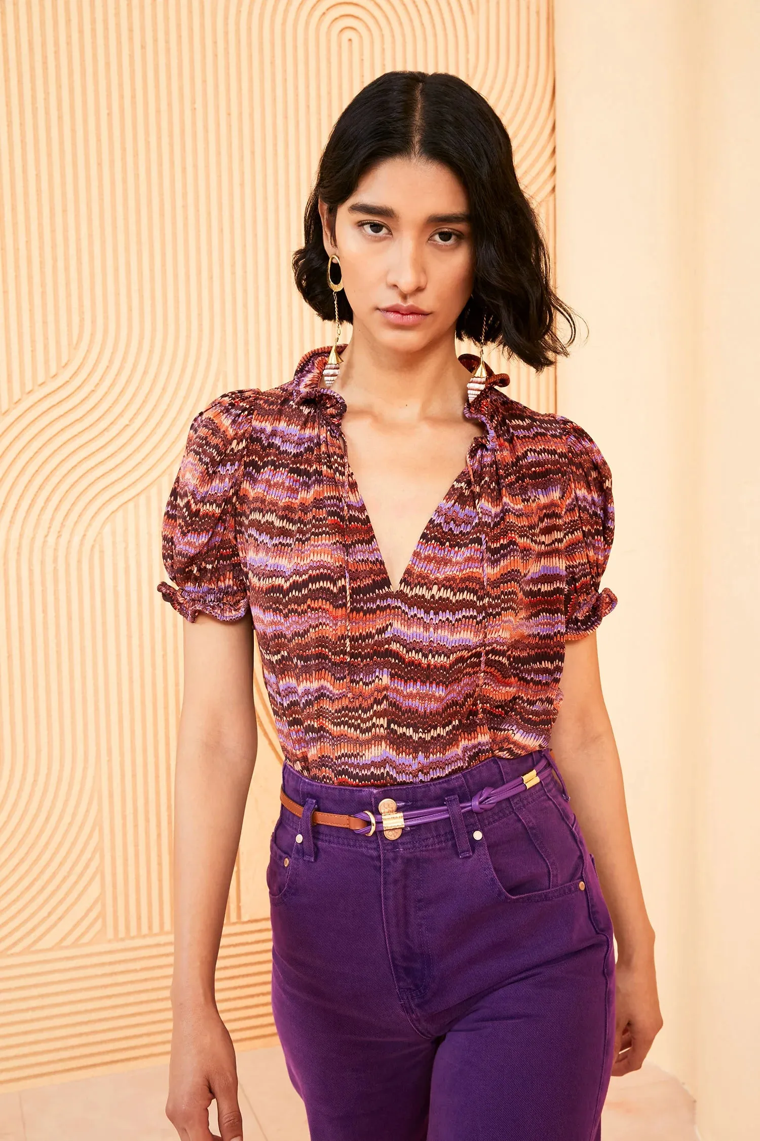 Corine Top - Purple Sapphire