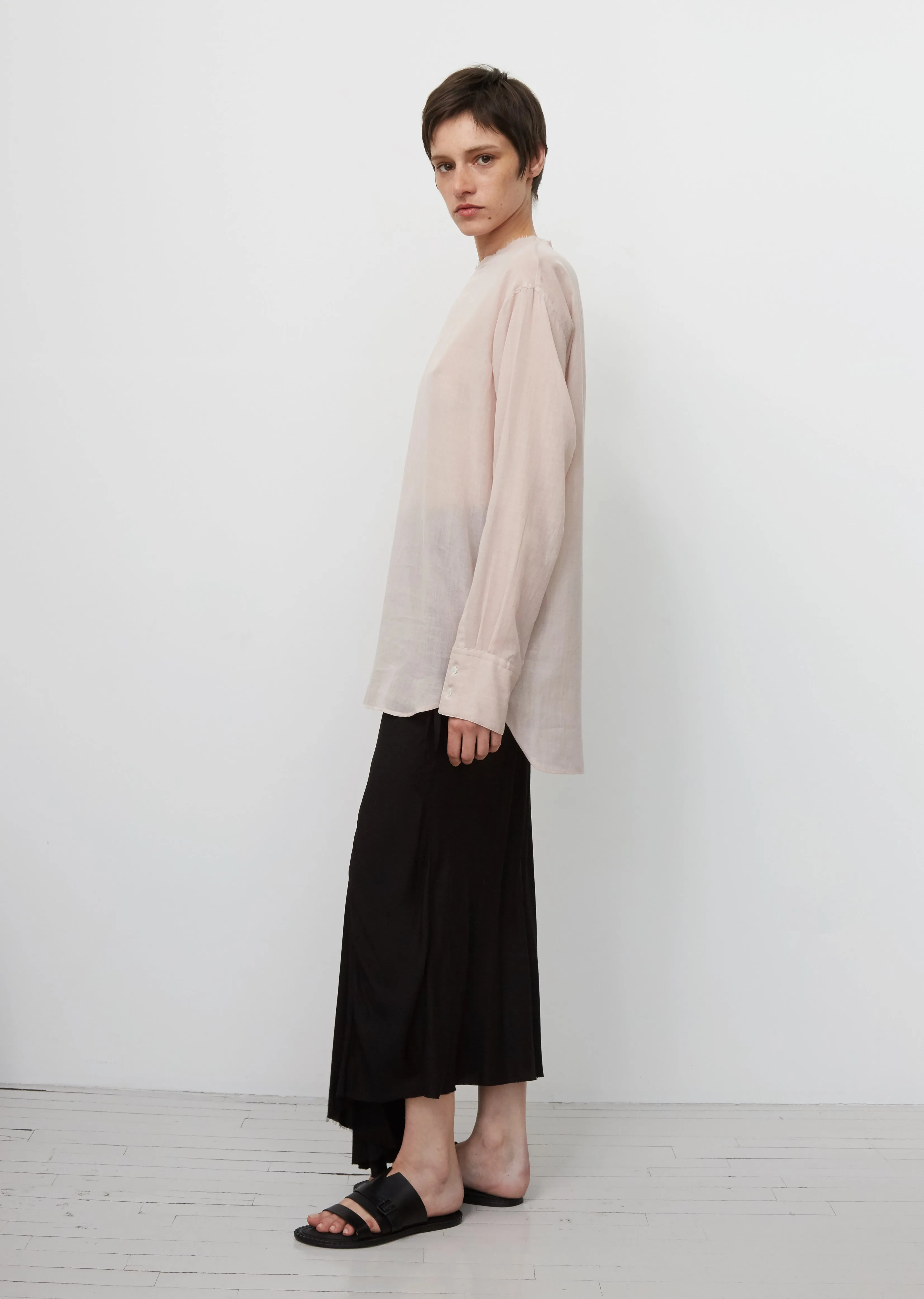 Cotton & Cashmere Crewneck Top