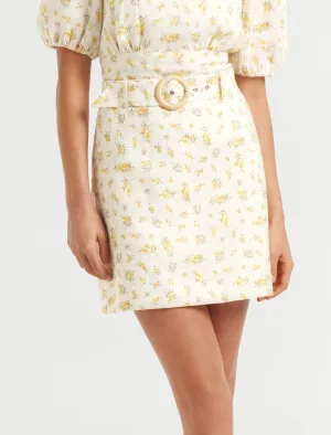 Daphne Belted Mini Skirt