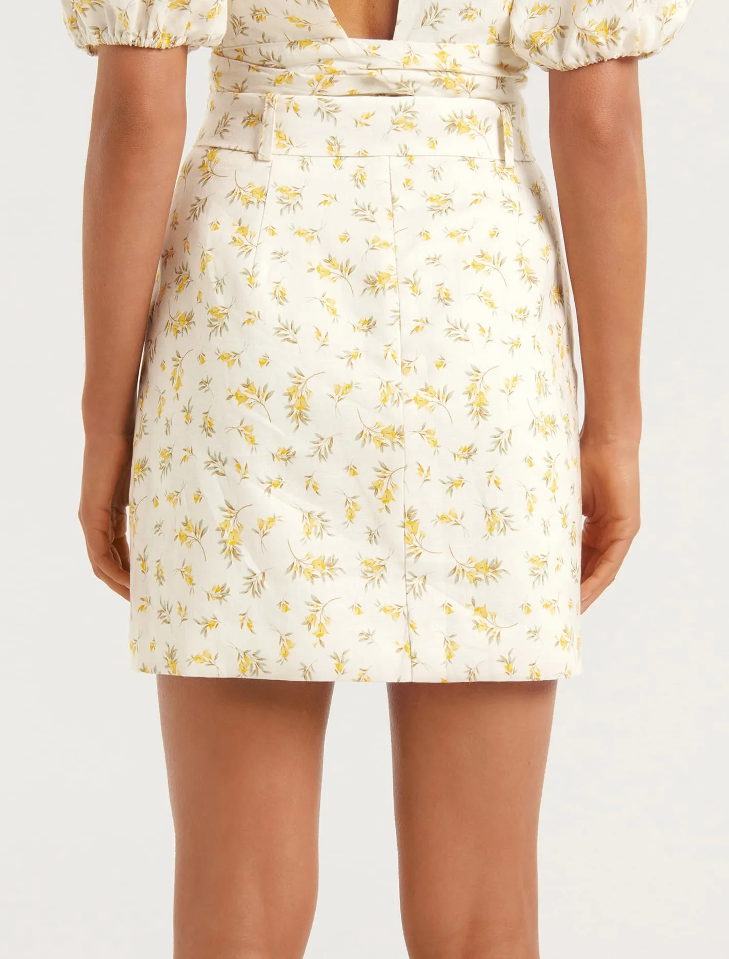 Daphne Belted Mini Skirt