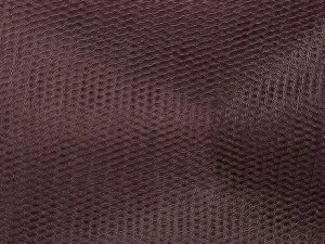 Dark Brown Plain Net Fabric (Wholesale)