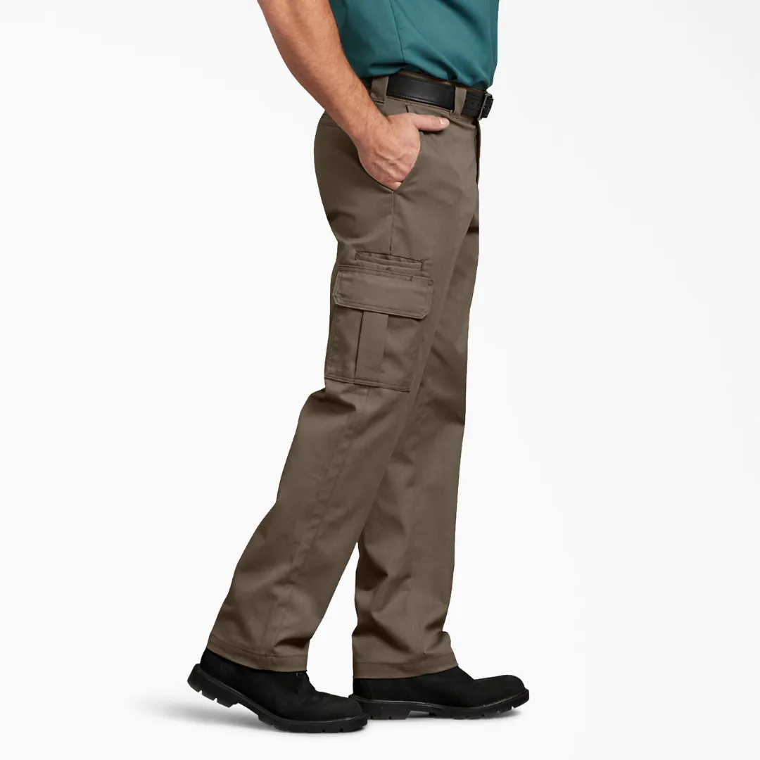 Dickies Cargo FLEX Regular Fit Straight Leg Pants (Mushroom)
