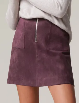 Elisa Petite Suedette Mini Skirt