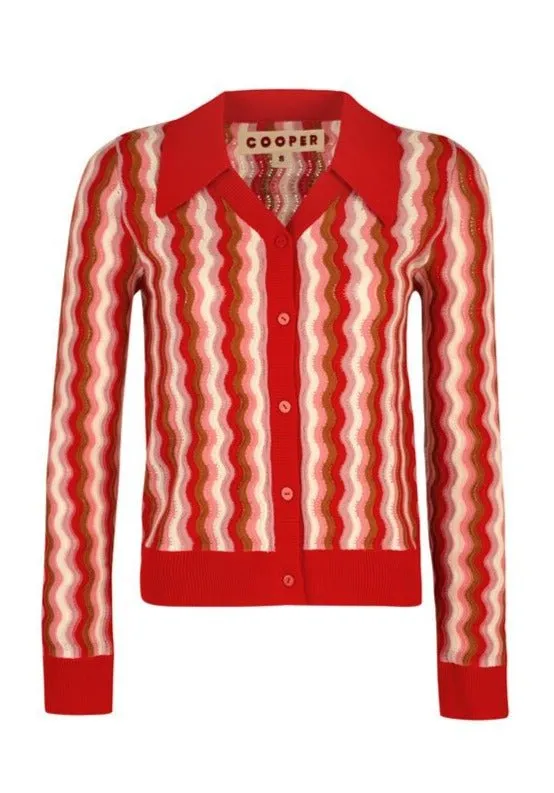 Feeling Fine Top | Red Multi