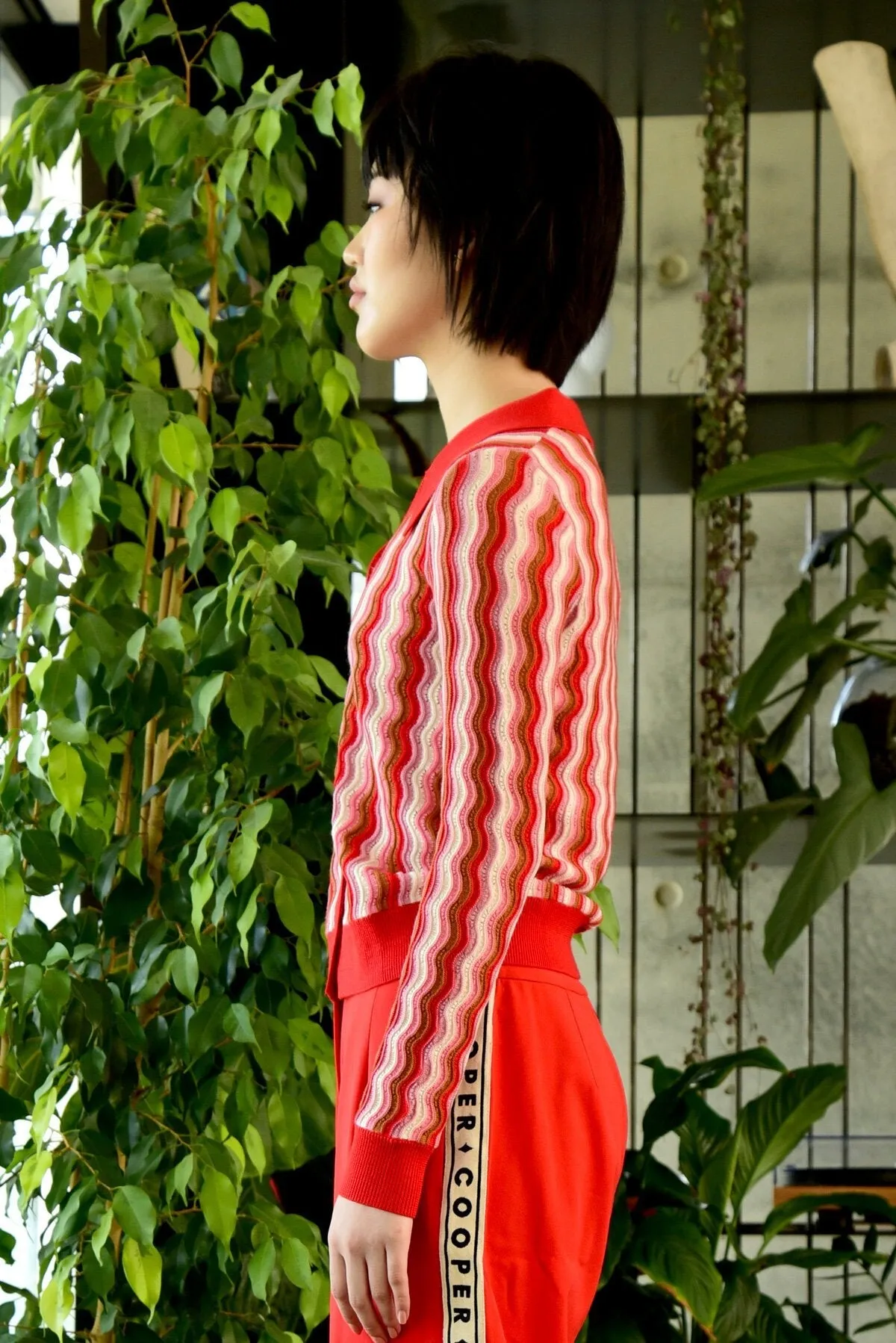 Feeling Fine Top | Red Multi