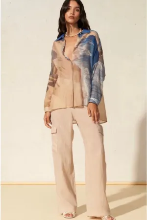 Fete Imperiale - Alix Shirt: Pelican Bay