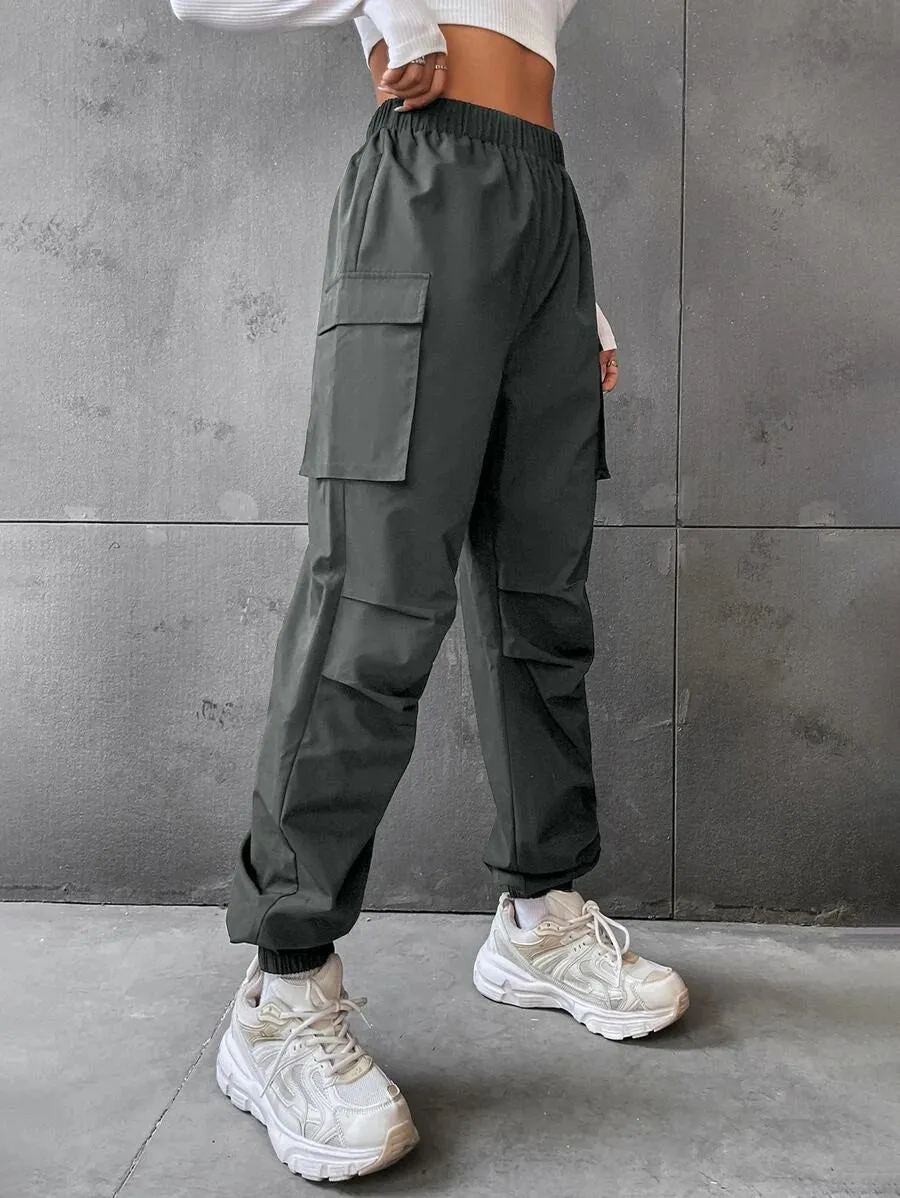Flap Pocket Side Jogger Pants