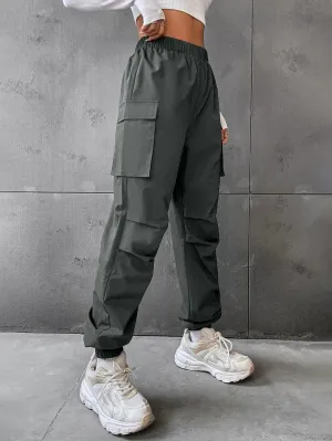 Flap Pocket Side Jogger Pants