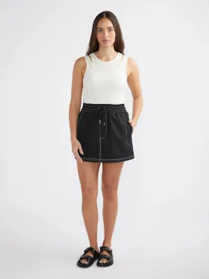 HOLLY MINI SKIRT- BLACK