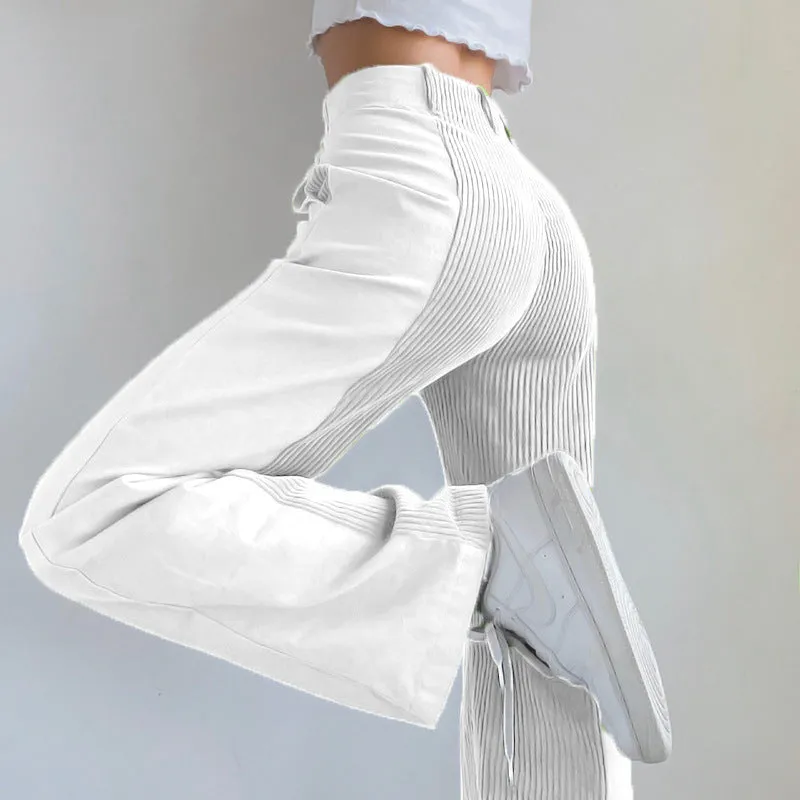 Janet Casual Corduroy Woman Pants