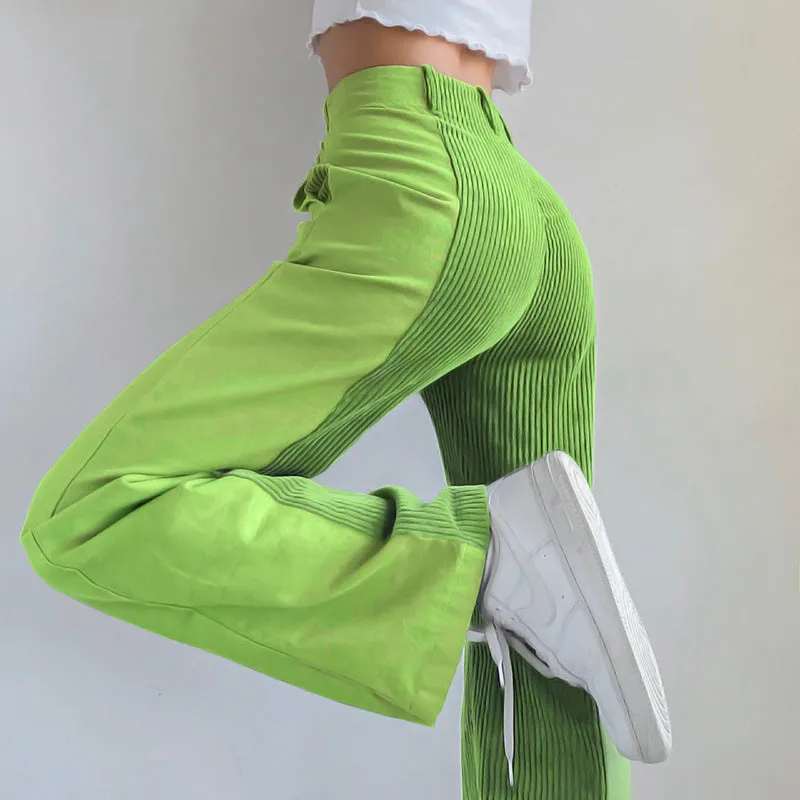 Janet Casual Corduroy Woman Pants