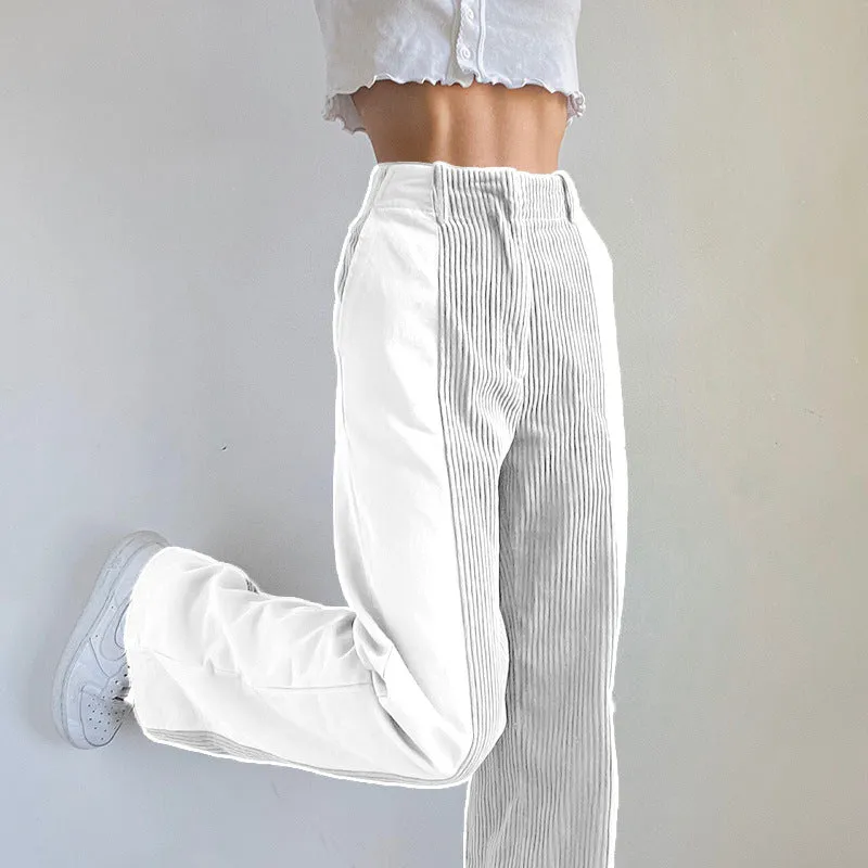 Janet Casual Corduroy Woman Pants