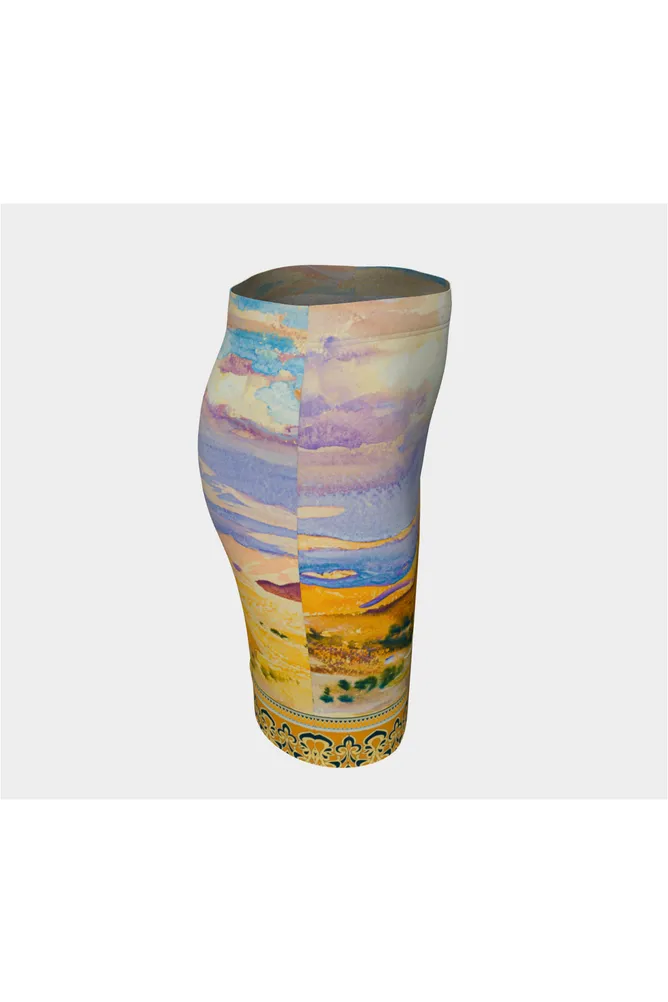 Jerusalem Fitted Skirt