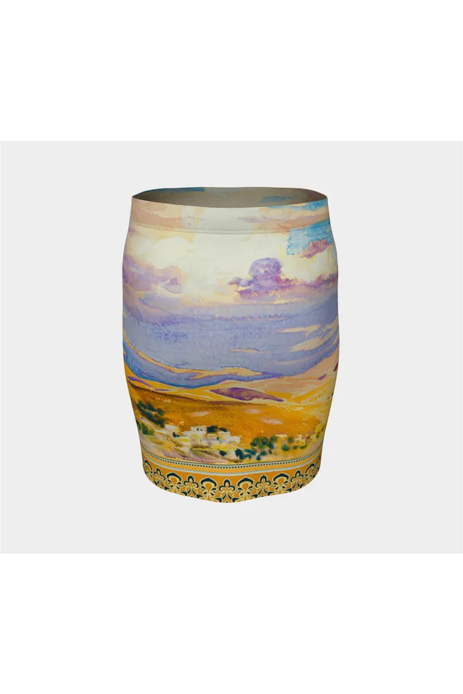 Jerusalem Fitted Skirt