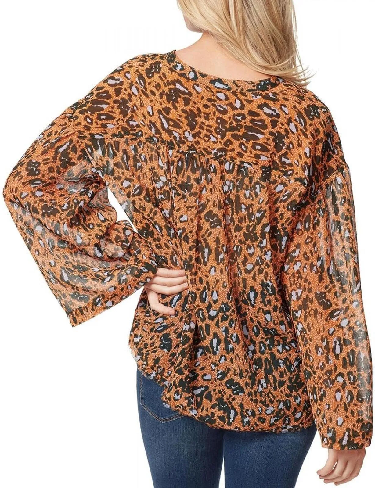 Jessica Simpson Women's Jenna Notch Neck Top 30171213