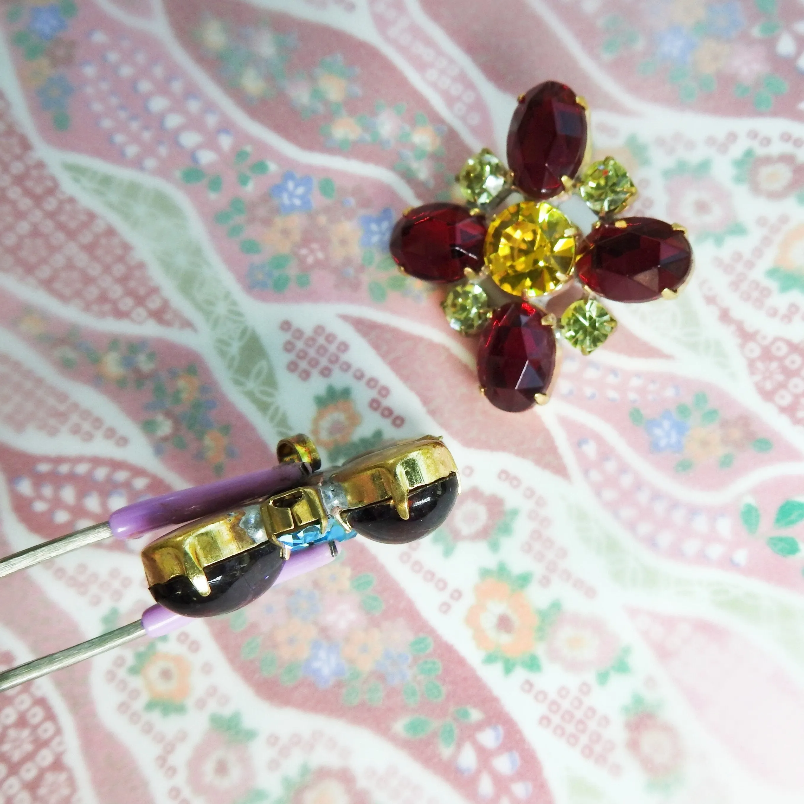 Jewel Buttons with shank back