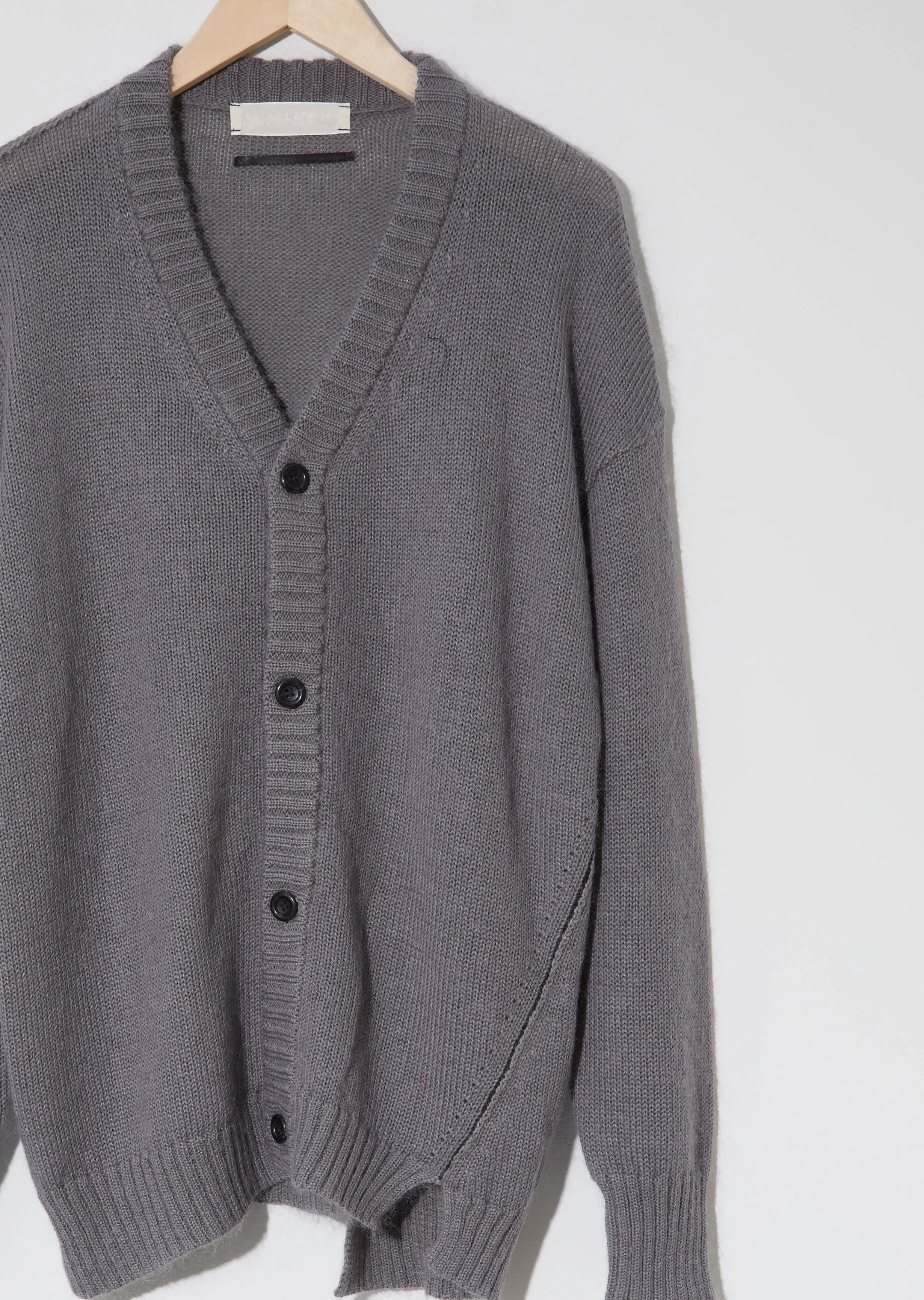Lab Cardigan — Concrete