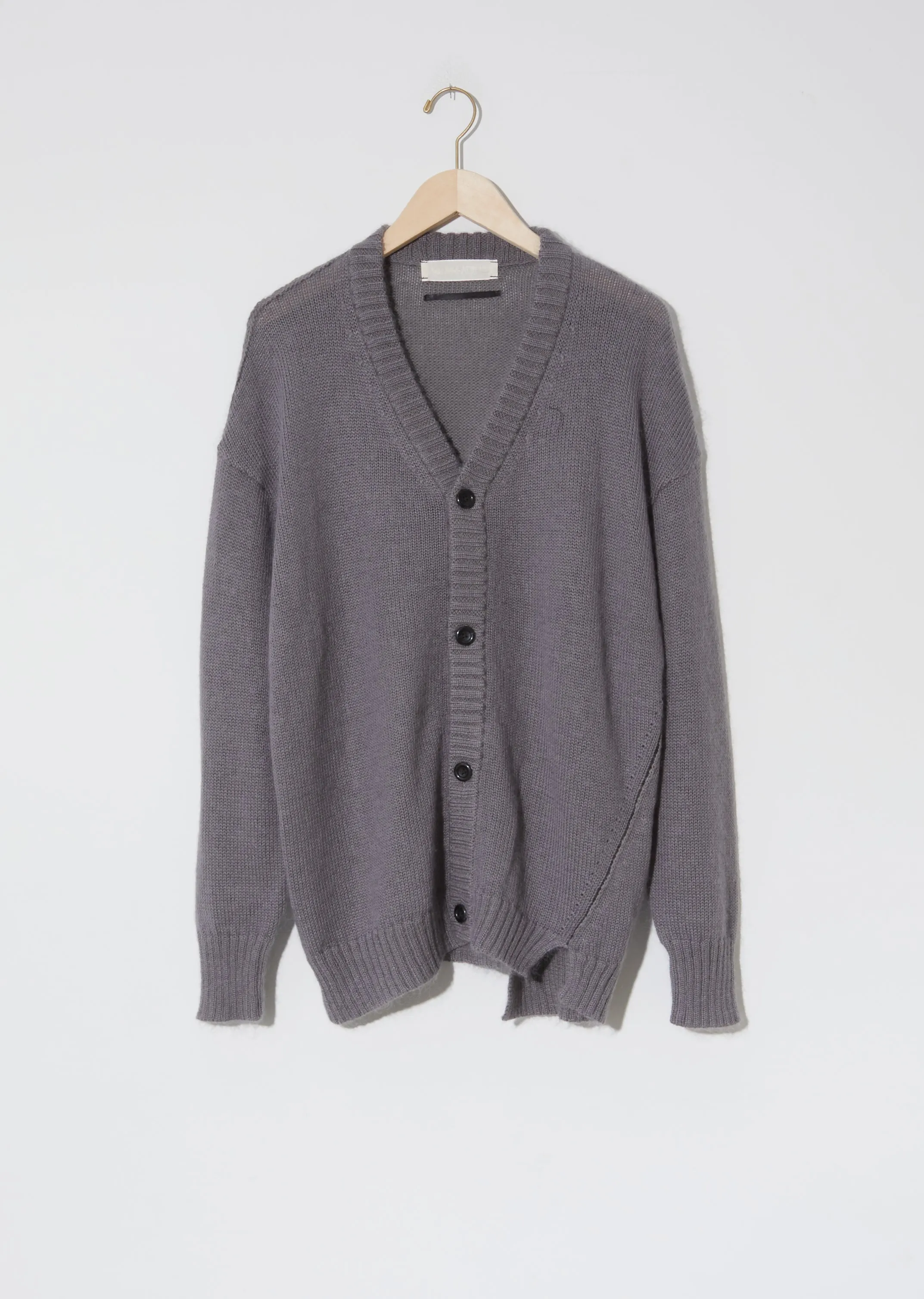 Lab Cardigan — Concrete