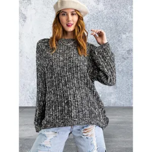 Long Sleeve Pullover Cozy Knitted Sweater