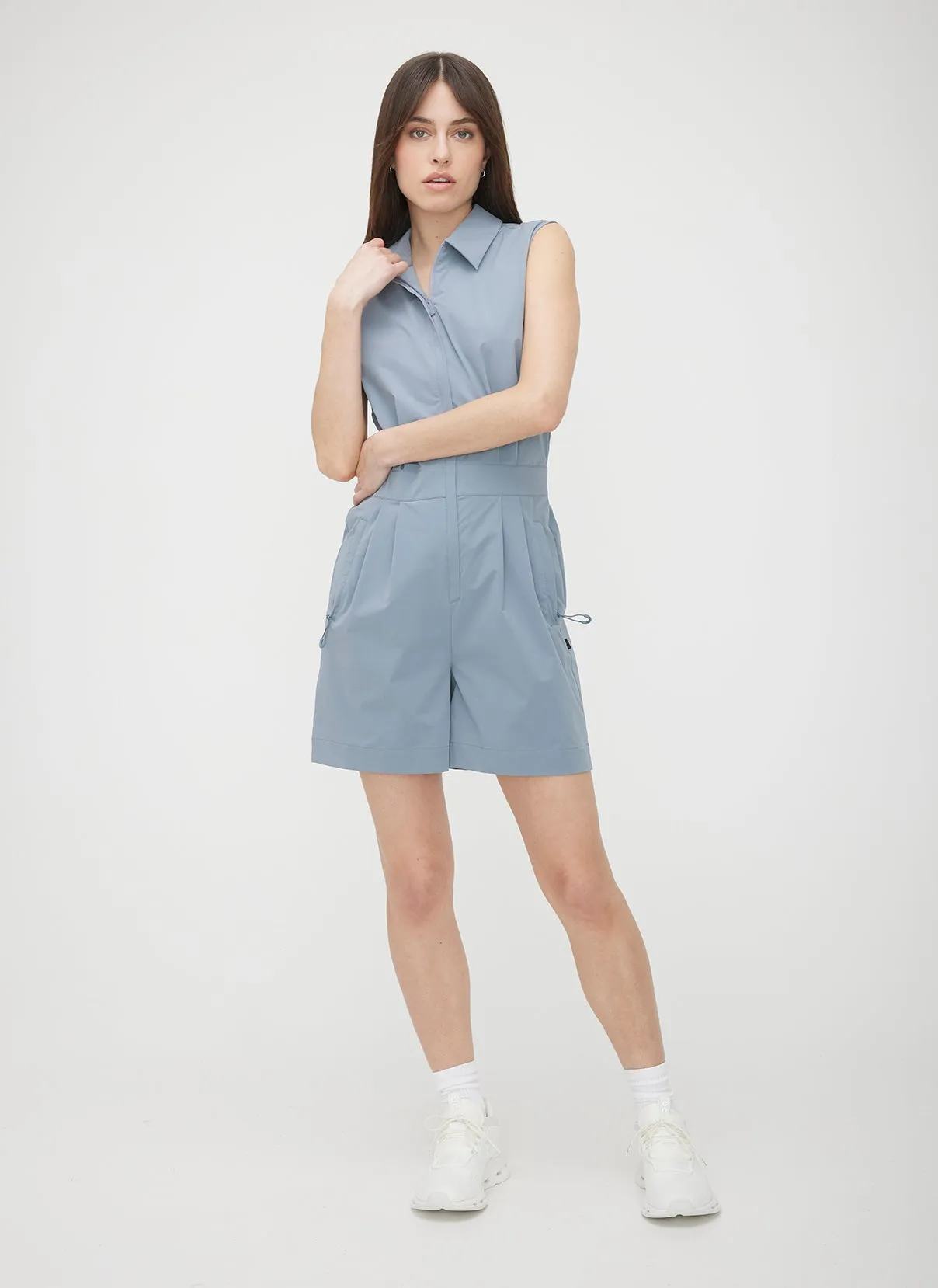 Madison Sleeveless Short Jumpsuit