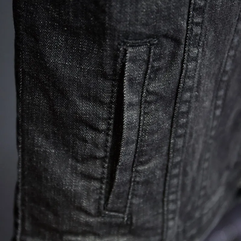Men's Denim Jacket Spring Autumn Fashion Men Retro Jacket Casual Washed Jean Jacket Coat Winter Vintage Cowboy Outerwear Male