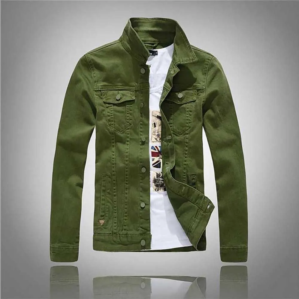 Men's Summer Classic Denim Jacket Casual Slim Fit Jeans Jacket 100% Cotton Denim