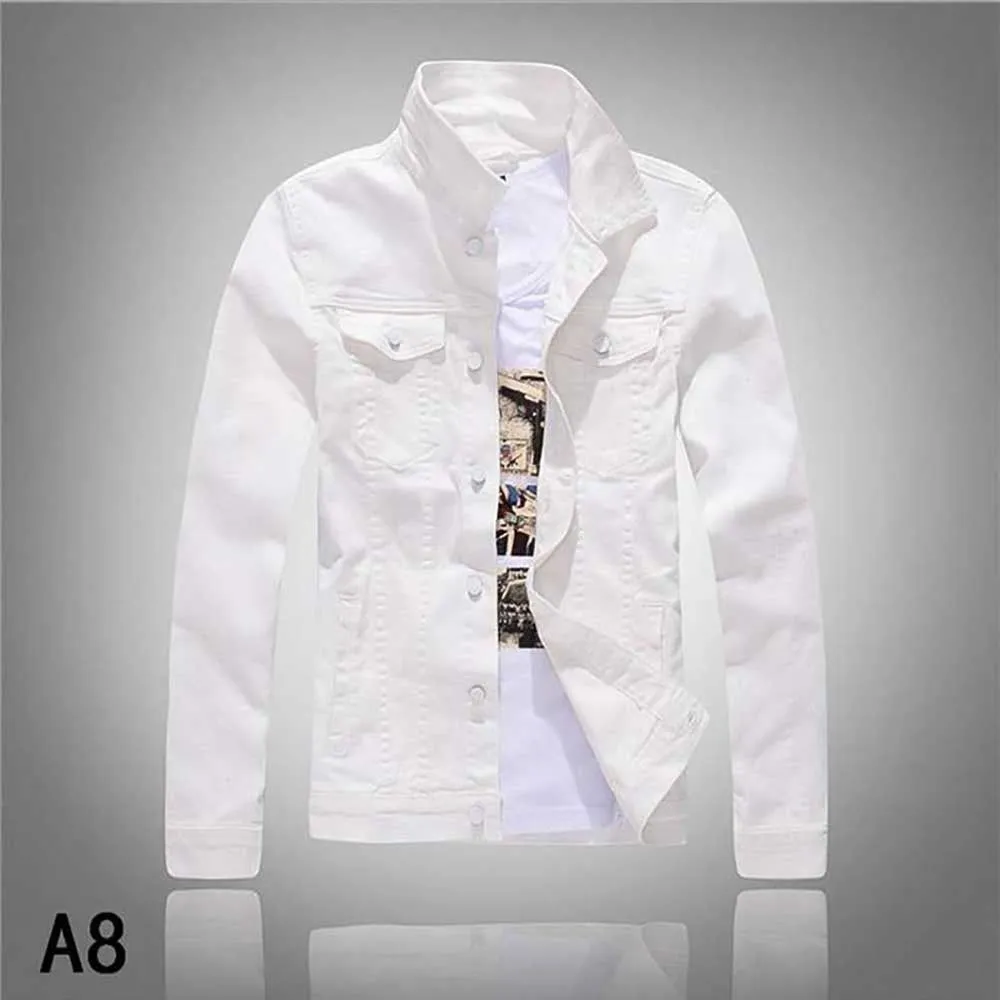 Men's Summer Classic Denim Jacket Casual Slim Fit Jeans Jacket 100% Cotton Denim