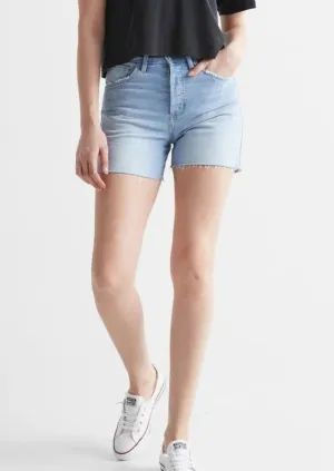 Mid-weight Denim High Rise Shorts