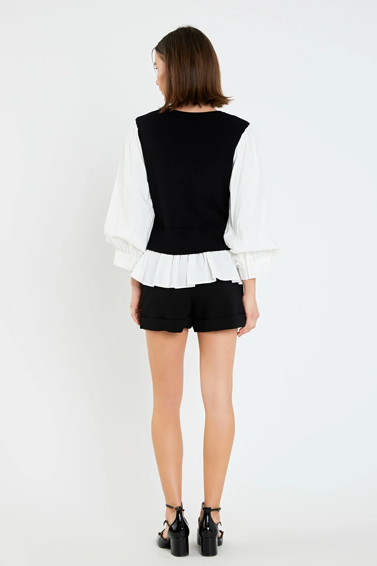 Mixed Media Blouse