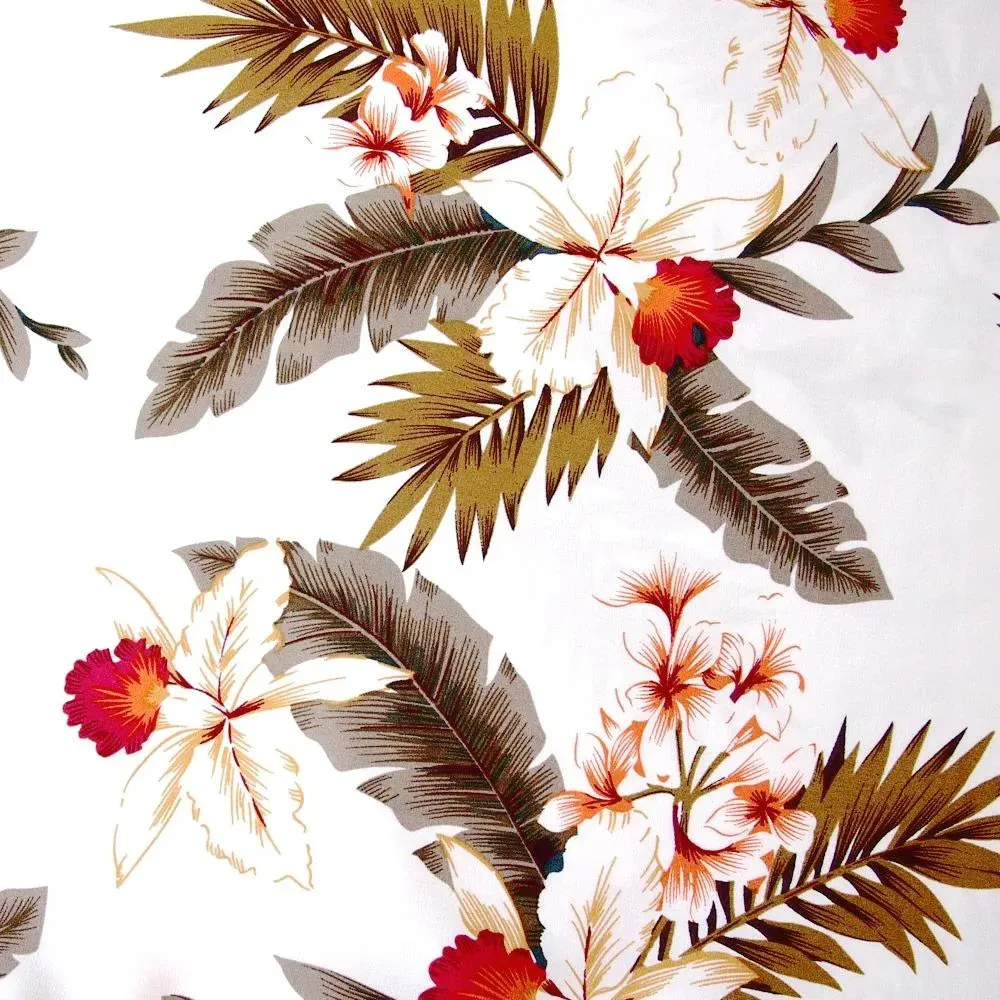 moon white hawaiian sleeveless blouse
