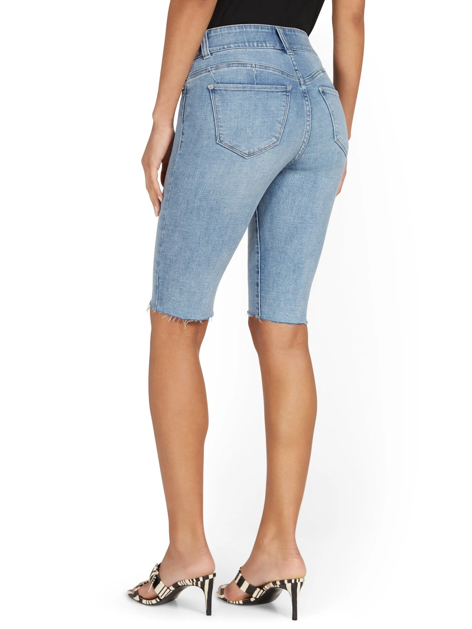 Mya Curvy High-Waisted Sculpting No Gap 13-Inch Bermuda Short