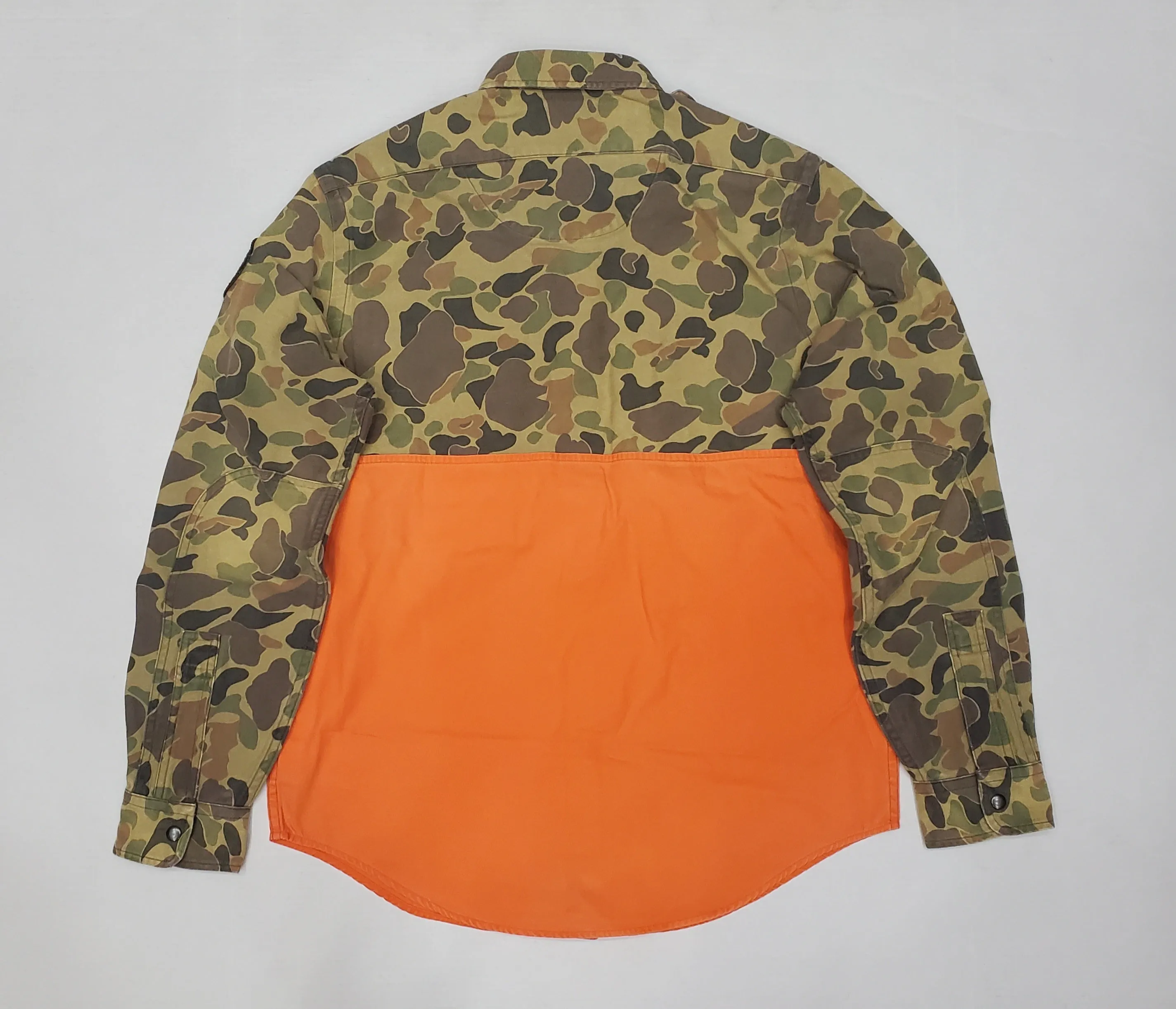 Nwt Polo Ralph Lauren Camo/Orange Sportsman Classic Fit Button Up
