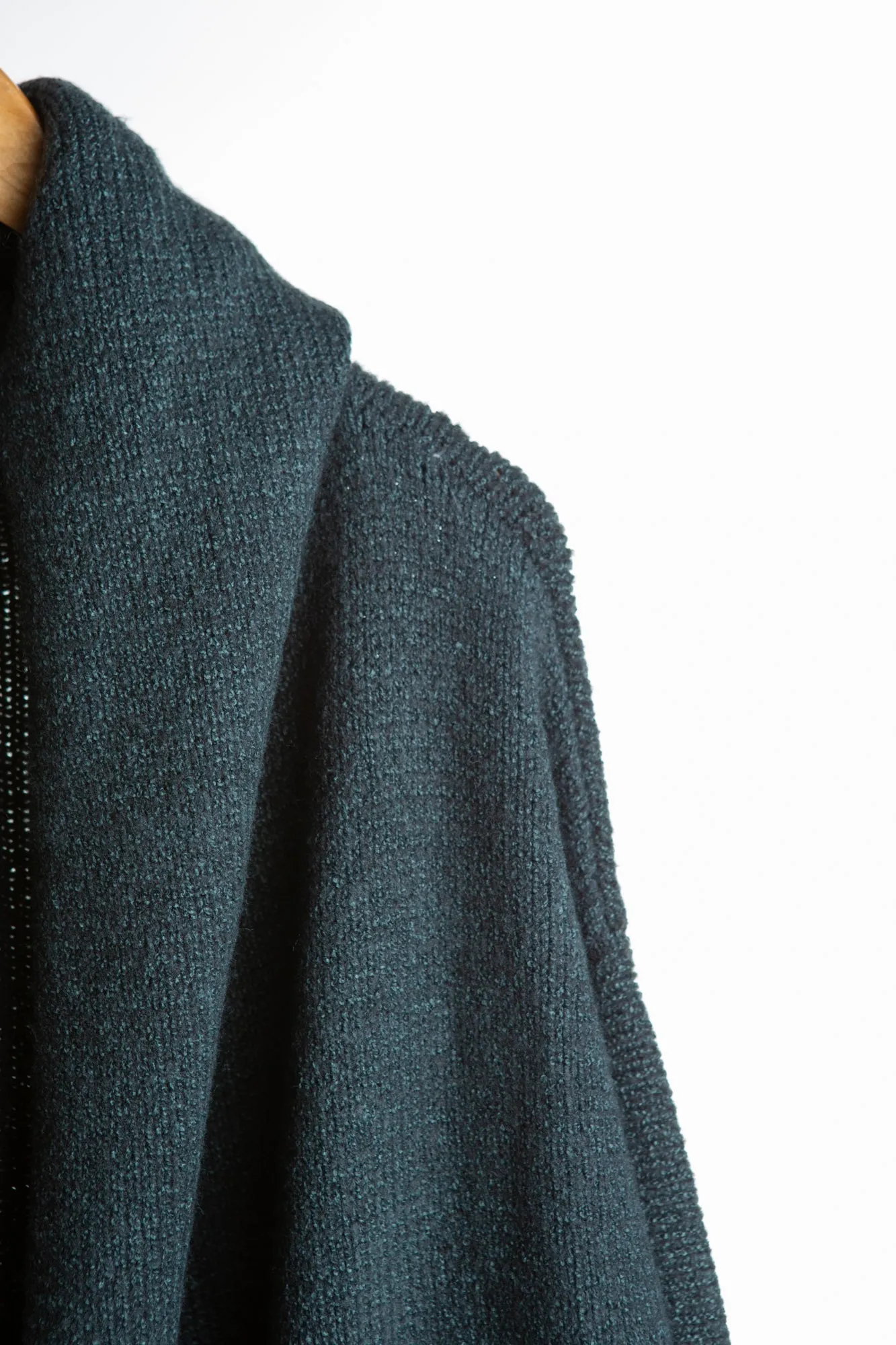 Oversized Two Pocket Cardigan - Pine