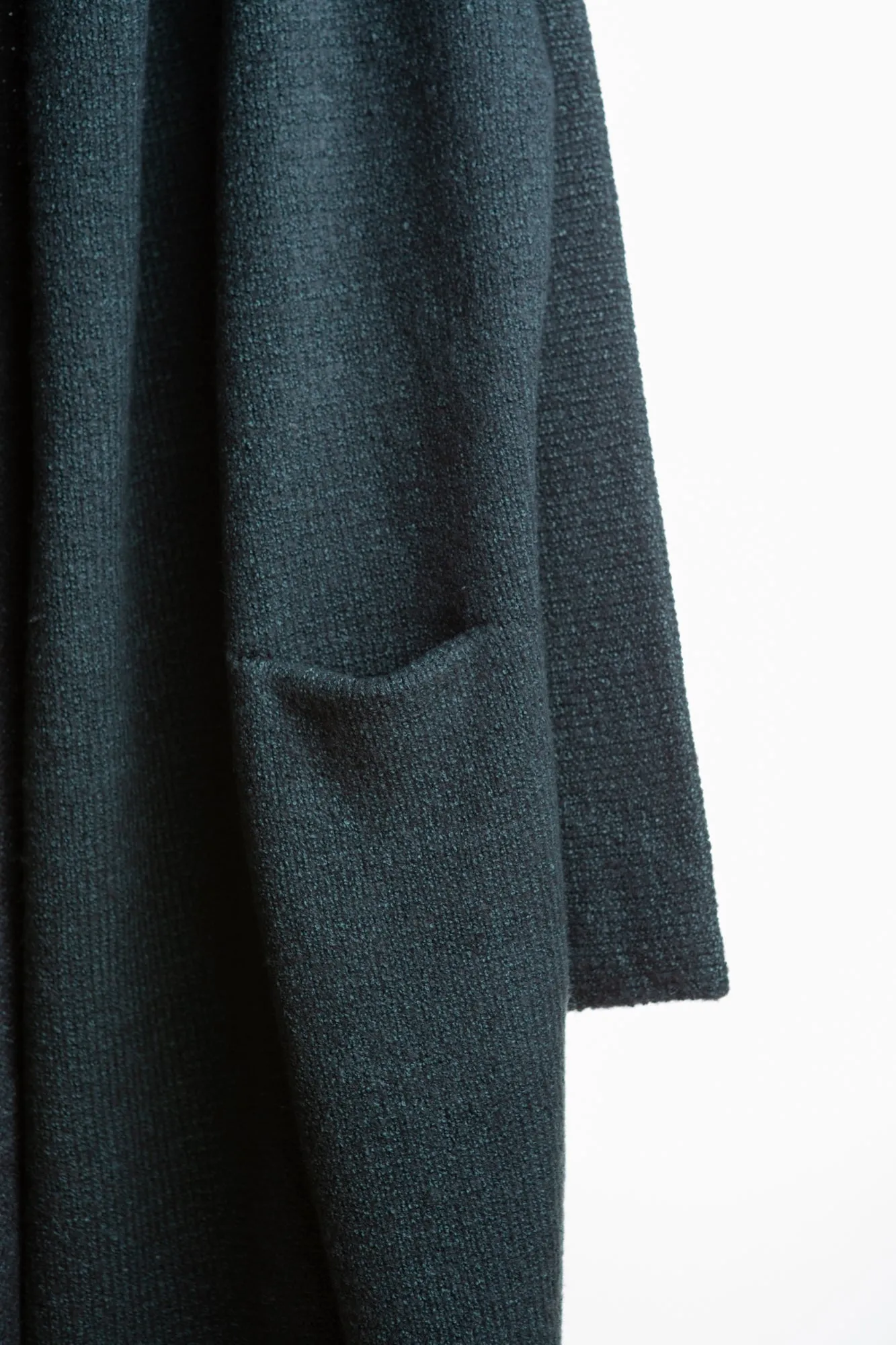 Oversized Two Pocket Cardigan - Pine