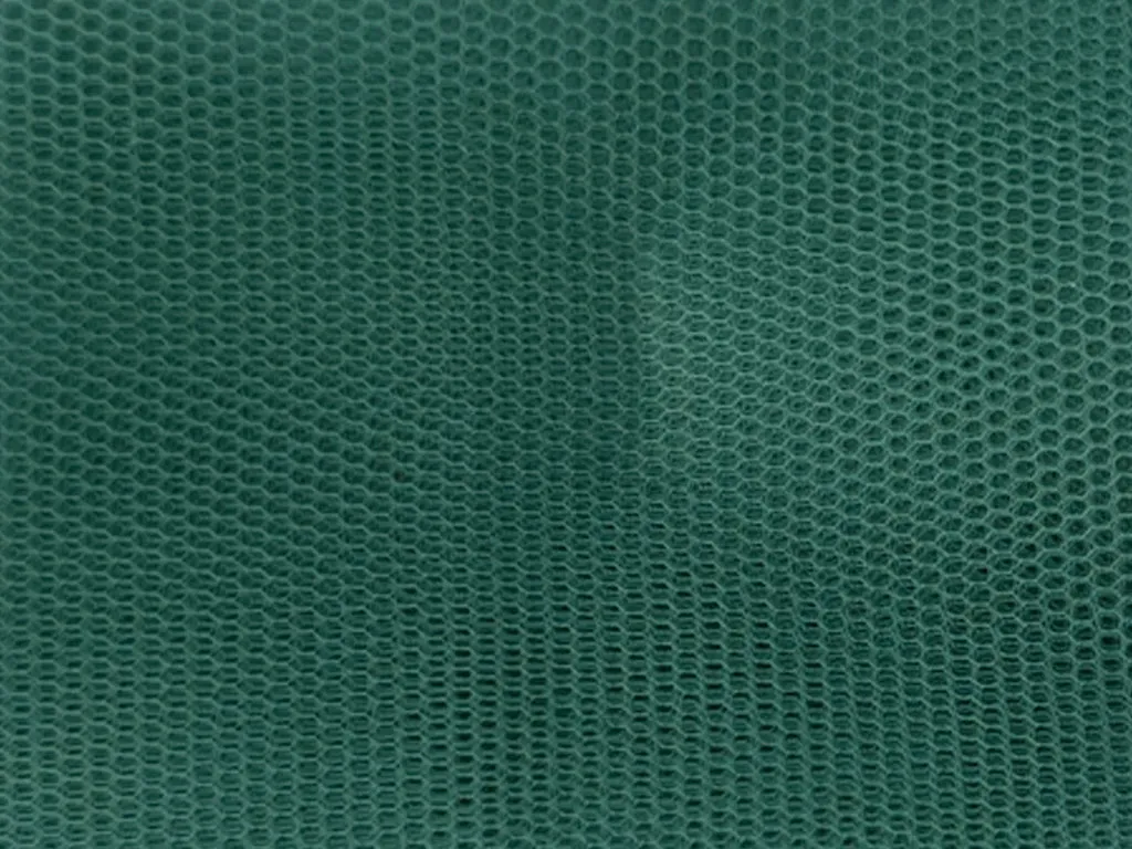 Pine Green Plain Net Fabric