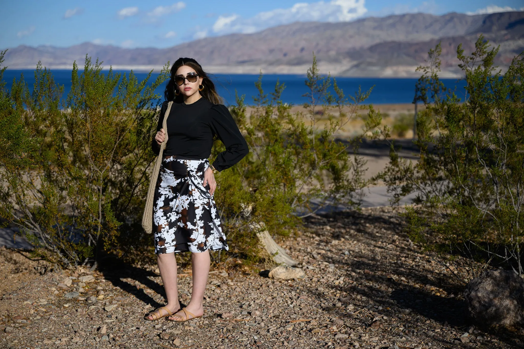 Pony Sarong Swim Skirt